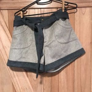 Wool shorts
